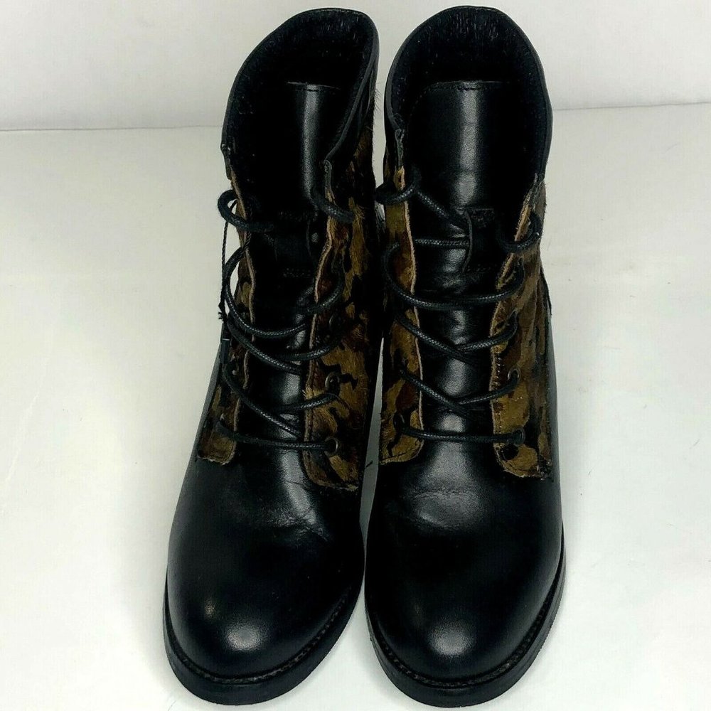 Bronx Womens Chelsea Lace Up Boots Size 41 Camo - Picture 6 of 9